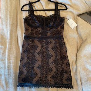 Alexis Black Lace Mini Dress
